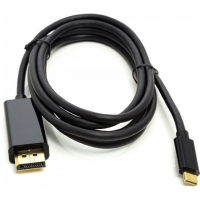 Кабель мультимедійний USB-C to DisplayPort M 1.8m Thunderbolt 3 4K PowerPlant (CA911844)