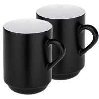 Набір чашок Kela Mattia 300 мл 2 шт Black (12756)