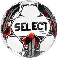 М'яч футзальний Select Samba v22 біло-сріблястий Уні 4 (5703543298402)