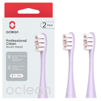 Насадка для зубної щітки Oclean P1C13 P02 Professional Clean Brush Head Purple (2 шт) (6970810554151)
