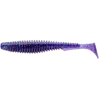 Силікон рибальський FishUP U-Shad 2" 060 - Dark Violet/Павлина&Silver (10шт/уп) (1864.00.10)
