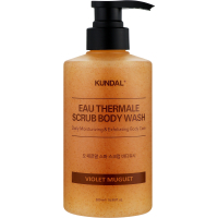 Гель для душу Kundal Eau Thermal Scrub Body Wash Violet Muguet 500 мл (8809809428655)