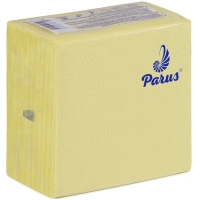 Серветки столові Parus 1 шар 33х33 см Жовті 100 шт. (4820205440359)