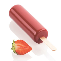 Форма для морозива Silikomart серія "Gelateria" Ескімо Класичне 2 форми, таця, 50 паличок (GEL01)