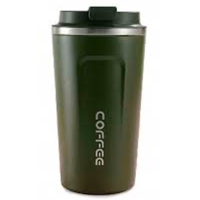 Термокружка Merlion MugCoffe 500 мл з відкидною кришкою, зелена (MugCoffe-500Green)