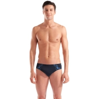 Плавки Arena Poseidonia Swim Briefs 009075-508 чорний, бірюзовий 110 (3468337622000)
