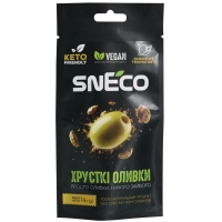 Сир сушений snEco Оливка сушена «Хрустка Зелена» 14 г (4823095818253)