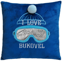 М'яка іграшка Tigres Подушка I love Bukovel (ПД-0480)