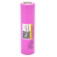 Акумулятор 18650 2600mAh (2450-2650mah), 3.7V (2.75-4.2V), pink, PVC BOX Liitokala (Lii-26FM)