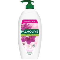 Гель для душу Palmolive Натурель Розкішна м'якість Екстракт чорної орхідеї зі зволожуючим молочком 750 мл (8693495035972)