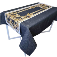 Скатертина Прованс Baroque Black 136х300 см (4823093437807)