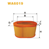 Повітряний фільтр для автомобіля Wixfiltron WA6019