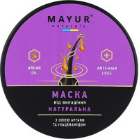Маска для волосся Mayur Проти випадіння з Аргановою олією та Ніацинамідом 250 мл (4820230953374)