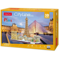 Пазл Cubic Fun City line Paris (MC254h)