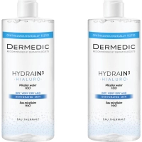 Міцелярна вода Dermedic Hydrain 3 Hialuro H2O 2 x 500 мл (5901643175801)