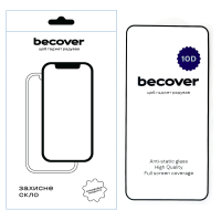 Скло захисне BeCover Samsung Galaxy S25 Plus SM-S936 10D Black (712722)