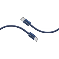 Дата кабель USB-C to Lightning 1.2m Promate (ecoline-ci120.navy)