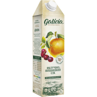 Сік Galicia Яблучно-вишневий прямого віджиму неосвітлений 1 л (4820209560145)