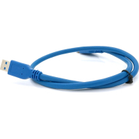 Дата кабель USB 3.0 AM/AM 0.6m Blue Voltronic (YT-3.0AM+AM-0.6)