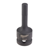 Торцева головка Milwaukee ударна 1/2" , HEX8 (4932478065)