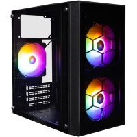 Корпус для ПК 1stPlayer X1-BK-3F1-PS-600FK-EU