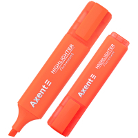 Маркер Axent Highlighter 2537-A, 1-5 мм клиноп. помаранчевий (2537-12-A)