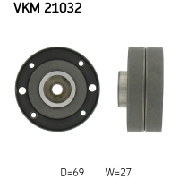 Ролик натягувача ременя SKF VKM 21032