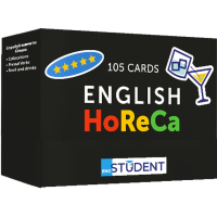 Навчальний набір English Student Картки для вивчення англійської мови HoReCa English Vocabulary, українська (591225970)