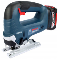 Електролобзик Bosch GST 185-LI, 18В, 4Аг, 0-3500 об/хв, хід 26мм, кейс (0.601.5B3.023)