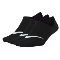 Шкарпетки Nike U NK EVERYDAY PLUS LTWT FOOTIE 3PPK SX5277-011 34-38 3 пари Чорні (194958595395)