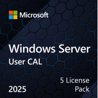 ПЗ для сервера Microsoft Windows Server 2025 CAL 5 User англ, ОЕМ без носія (EP2-25279)