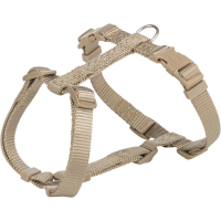Шлея для собак Trixie Premium H-harness M-L 52-75 см 20 мм Пісочна (4053032673199)