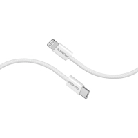 Дата кабель USB-C to Lightning 1.2m Promate (ecoline-ci120.white)