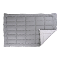 Ковдра Руно зимова силіконова Grey White 172 х 205 (316.52_Grey White)