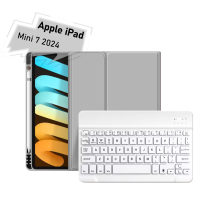 Чохол до планшета BeCover with keyboard Apple iPad Mini 7 2024 Gray (712994)