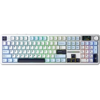 Клавіатура Aula F108 Pro Reaper Switch USB/Bluetooth/2.4G White (6978080501318)