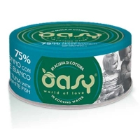Консерви для котів OASY Wet More Love з тунцем та білою рибою 70 г (8053017344904)