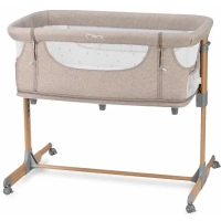 Ліжечко MoMi приставне SMART BED, beige (LOZE00001)