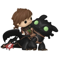 Фігурка Funko Pop серії Як приручити дракона: Гикавка з Беззубиком (81181)