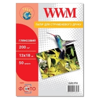 Фотопапір WWM 13x18 (G200.P50)
