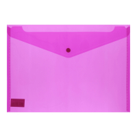 Папка - конверт Buromax А4, with a button, pink (BM.3926-10)