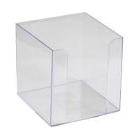 Підставка-куб для листів і паперів Delta by Axent 90x90x90 мм, clear (D4005-27)