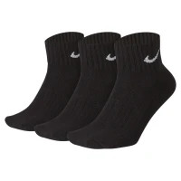Шкарпетки Nike U NK V CUSH ANKLE-3PR VALUE SX4926-001 34-38 3 пари Чорні (887232701048)
