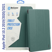 Чохол до планшета BeCover Tri Fold Hard Apple iPad 10.2 2019/2020/2021 Dark Green (709656) (709656)