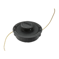 Косильна головка DeWALT на 2 нитки, max Ø волосіні 2.0 мм, кріплення M10x1.25 (DT20656)
