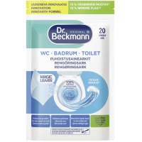 Засіб для чищення унітазу Dr. Beckmann Magic Leaves Розчинні серветки Океанський бриз 20 шт. (4008455615813)