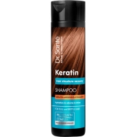 Шампунь Dr. Sante Keratin Shampoo Для тьмяного та ламкого волосся 400 мл (4823015944031)