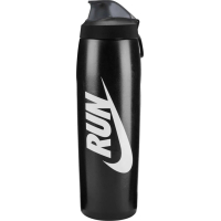 Пляшка для води Nike REFUEL BOTTLE LOCKING LID 32 OZ N.101.5233.069.32 чорний, білий 946 мл (197774013678)