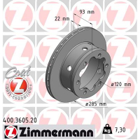 Гальмівний диск ZIMMERMANN 400.3605.20