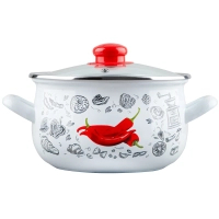 Каструля Gusto "Перчинка" Б 16 см 2,1 л (GT-T-116-WP)
